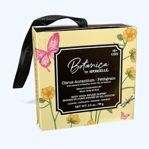 Spongellé Botanica Body Wash Infused Buffer – Citrus Aurantium Petitgrain
